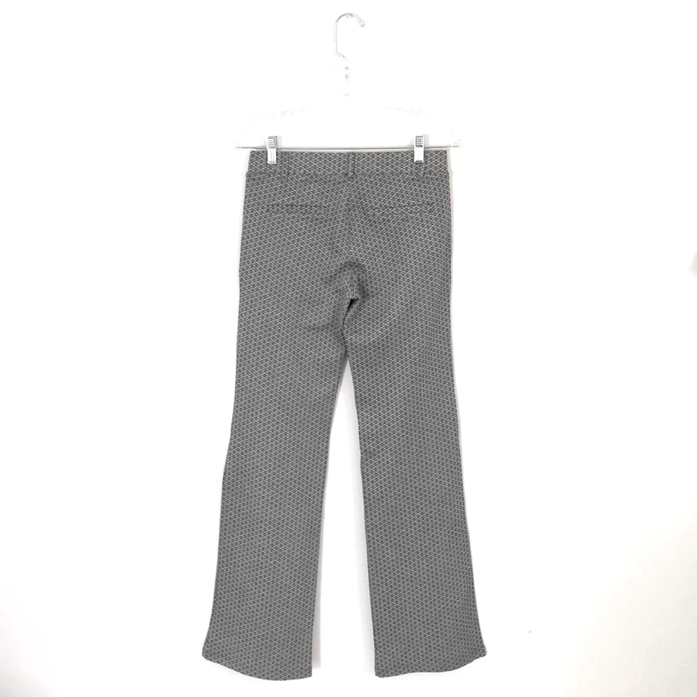 Betabrand Gray Mini Check Boot Cut Dress Pants S - Picture 3 of 10